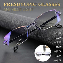 Load image into Gallery viewer, Sapphire High Hardness Anti Blue Light Intelligent Dual Focus Reading Glasses