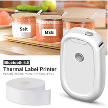 Load image into Gallery viewer, Wireless Bluetooth Mini Thermal Label Maker Printer