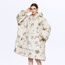 Load image into Gallery viewer, Heated Wearable Blanket Hoodie with Battery Pack