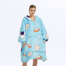 Load image into Gallery viewer, Heated Wearable Blanket Hoodie with Battery Pack
