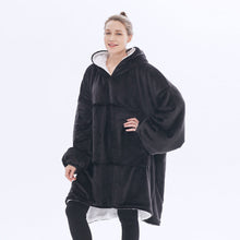 Load image into Gallery viewer, Heated Wearable Blanket Hoodie with Battery Pack