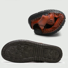 Load image into Gallery viewer, Men's Casual Breathable Handmade Leather Sandals