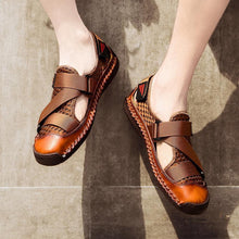 Load image into Gallery viewer, Men's Casual Beach Breathable Plus Size Sandals