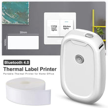 Load image into Gallery viewer, Wireless Bluetooth Mini Thermal Label Maker Printer