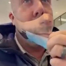 Load image into Gallery viewer, 2021 mask(less) prank face mask