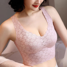 Load image into Gallery viewer, Women Seamless Lace Underwear Large Bralette Breathable Padded Wire Free Bras