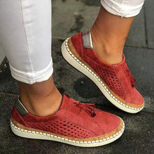 Load image into Gallery viewer, New Women's Autumn Low Heel Round Toe Breathable Sneakers