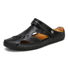 Load image into Gallery viewer, Men's Casual Breathable Handmade Leather Sandals