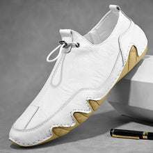 Load image into Gallery viewer, Men Loafers Casual Leather Flats Light Slip-on Moccasins