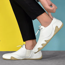 Load image into Gallery viewer, Men Loafers Casual Leather Flats Light Slip-on Moccasins