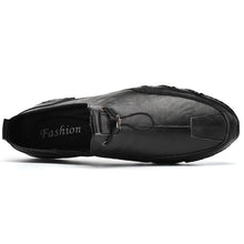 Load image into Gallery viewer, Men Loafers Casual Leather Flats Light Slip-on Moccasins