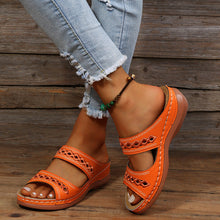 Load image into Gallery viewer, Women's Cutout Flat Casual Slippers
