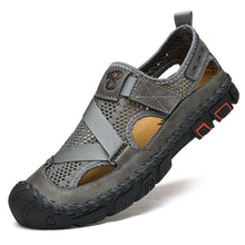 Load image into Gallery viewer, Men's Outdoor Wading Beach Shoes Mesh Non-slip Hole Sandals
