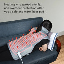 Load image into Gallery viewer, Winter hot compress physiotherapy shoulder and neck heating shawl heating pad
