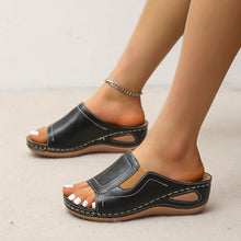 Load image into Gallery viewer, Women's summer beach open toe slippers
