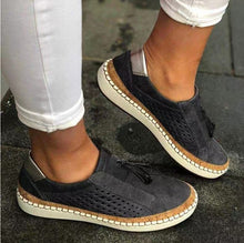 Load image into Gallery viewer, New Women's Autumn Low Heel Round Toe Breathable Sneakers

